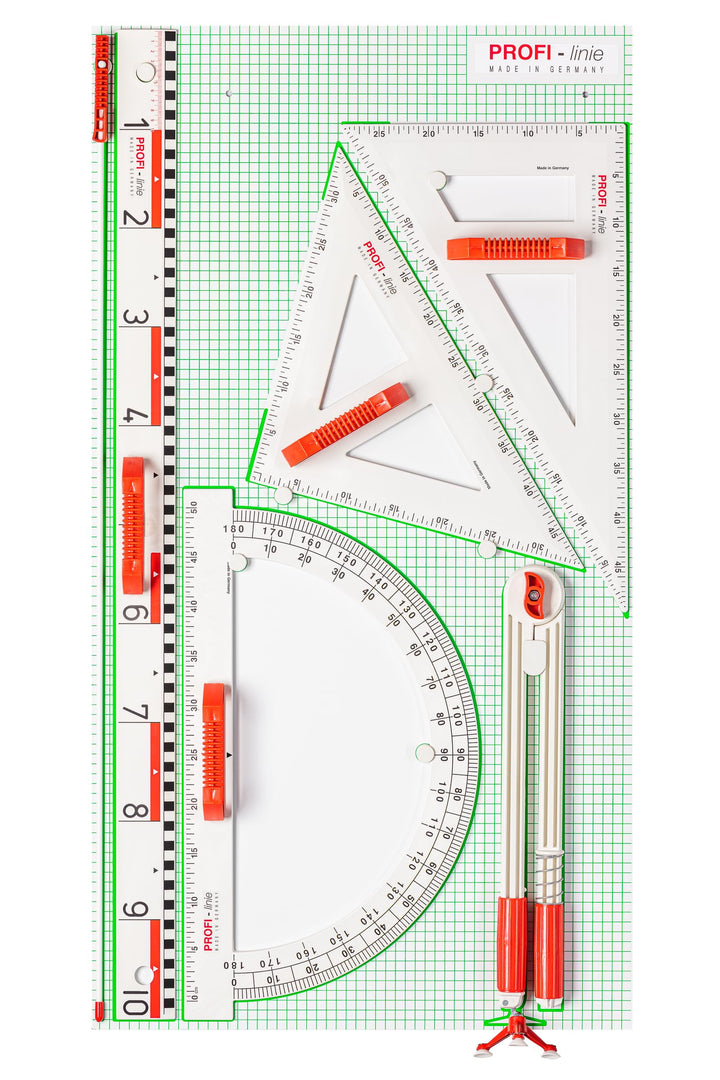 WISSNER® RE-Plastic Profi Wandtafelgerätesatz IV