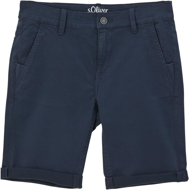 s.Oliver Jungen 2130139 Bermuda, Fit Seattle, Blau 5952, 158 Slim