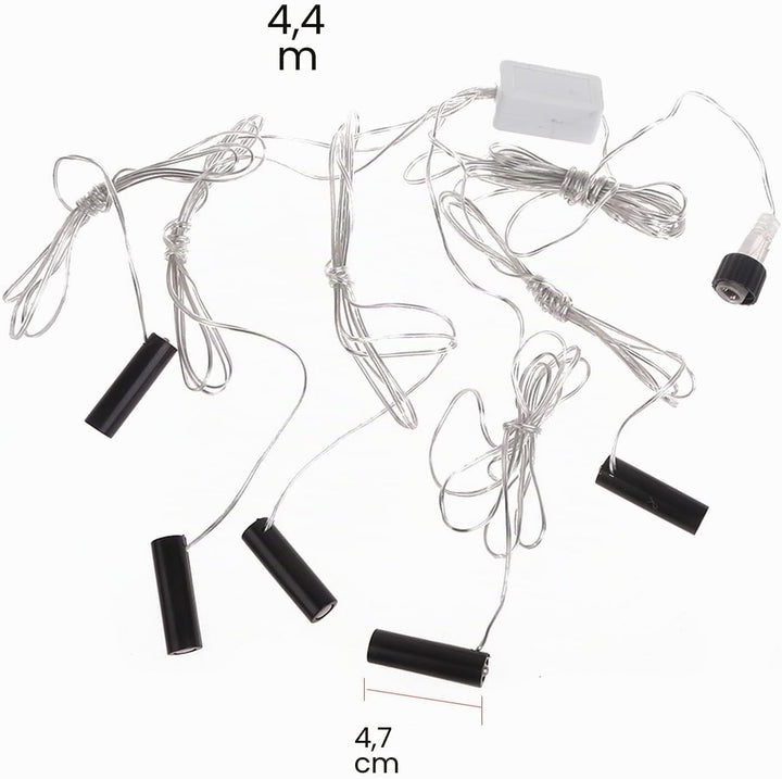 Batterie Eliminator Lr6/AA 4.5V 3V, Batterie Adapter, Batterie Netzteiladapter Für Weihnachten LED L