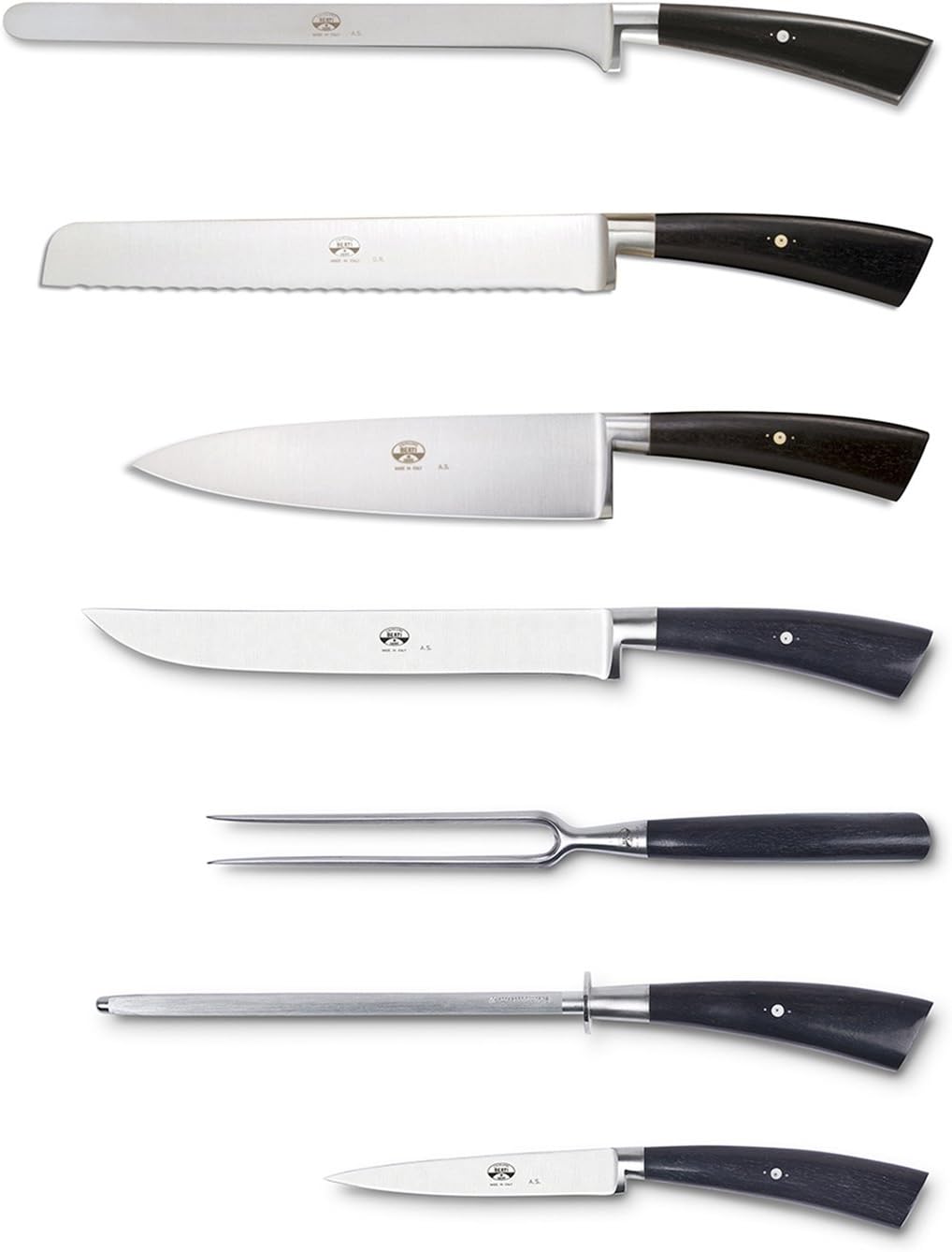 Coltellerie Berti Il Trinciante Geschmiedetes Küchenmesser-Set, komplett