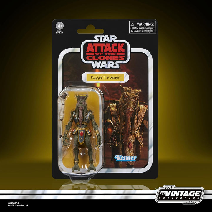 Star Wars The Vintage Collection Poggle der Geringere, Premium Action-Figur zum Sammeln Angriff der