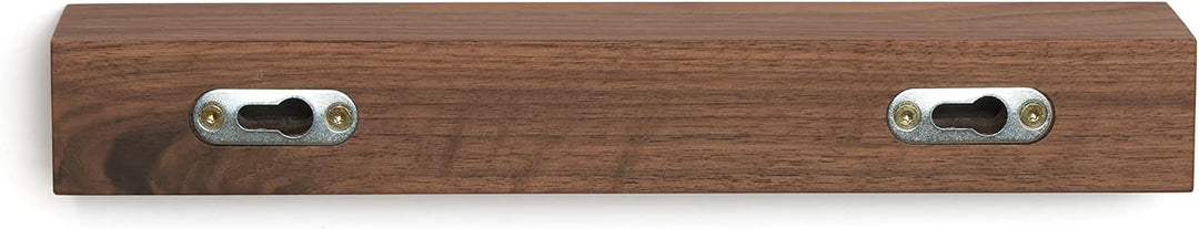 Buchenbusch urban design Schlüsselboard Nussbaum, Filzeinlage Weiss-meliert (72 Varianten), Schlüsse