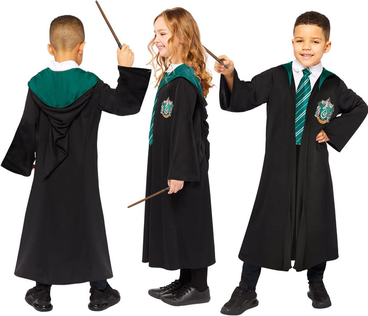 (PKT) (9912515) Child Slytherin School Robes (6-8yr) 128, 128