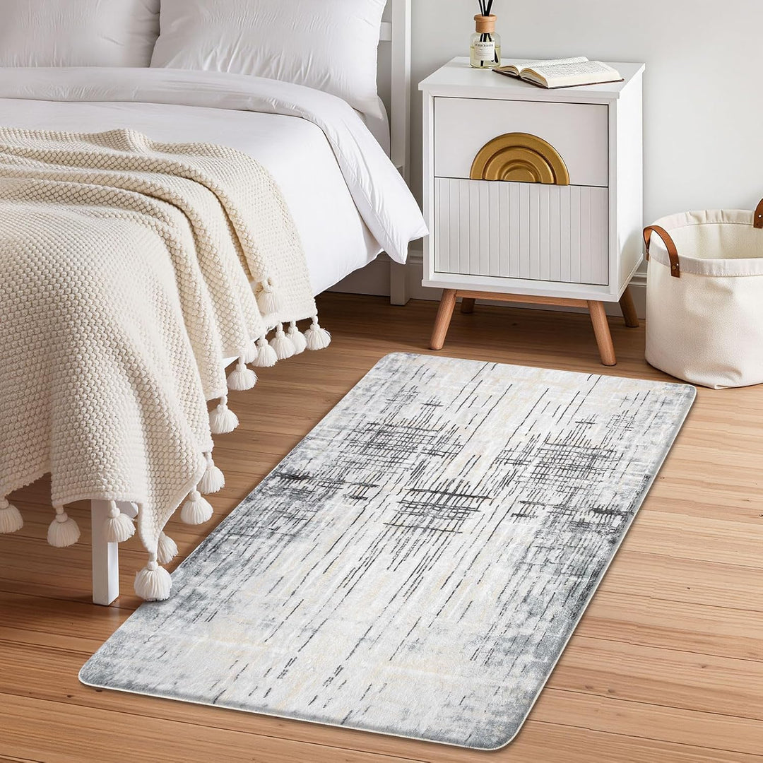 Tinyboy-hbq Teppiche Modern Designer für Wohnzimmer Kurzflor Teppich für Wohnzimmer Schlafzimmer Gra