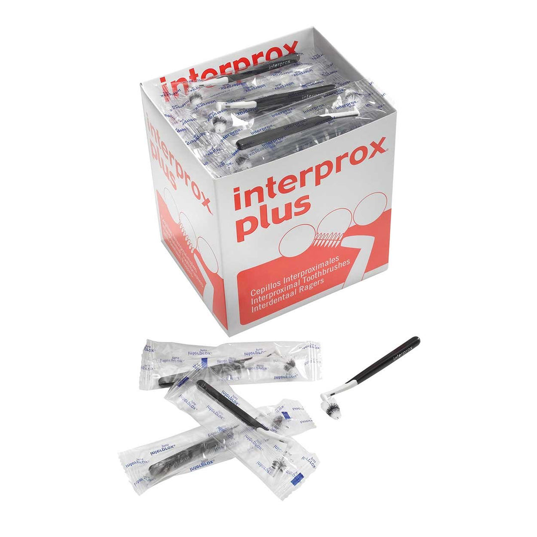Interprox plus Interdentalbürsten 80er Box (schwarz XX-maxi), Schwarz Xx-maxi