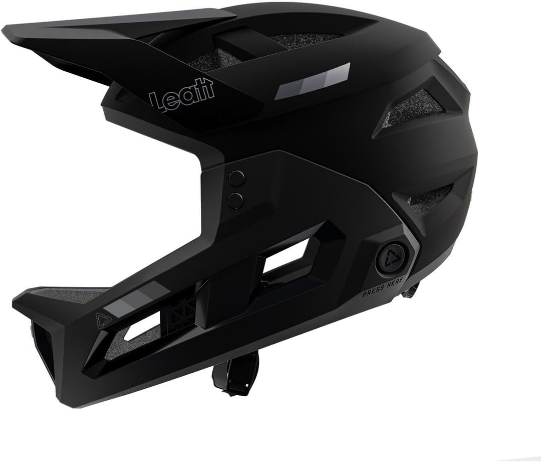 Leatt Unisex-Youth MTB Enduro 2.0 Jr V23 Helmet XS Stealth, XS Stealth