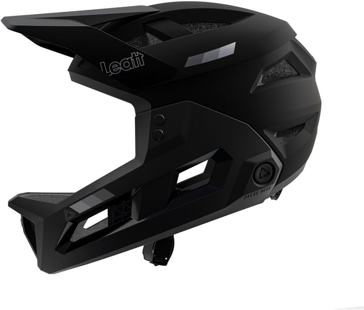 Leatt Unisex-Youth MTB Enduro 2.0 Jr V23 Helmet XS Stealth, XS Stealth