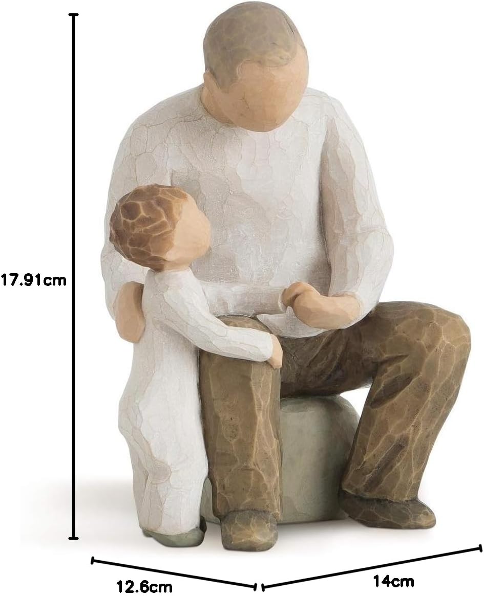 Enesco 26058 Willow Tree Figur Grossvater, Natur, Grossvater