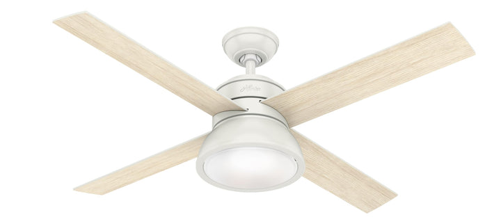 HUNTER DECKENVENTILATOR Loki, 132 cm, Deckenventilator für den Innenbereich mit Beleuchtung und Fern
