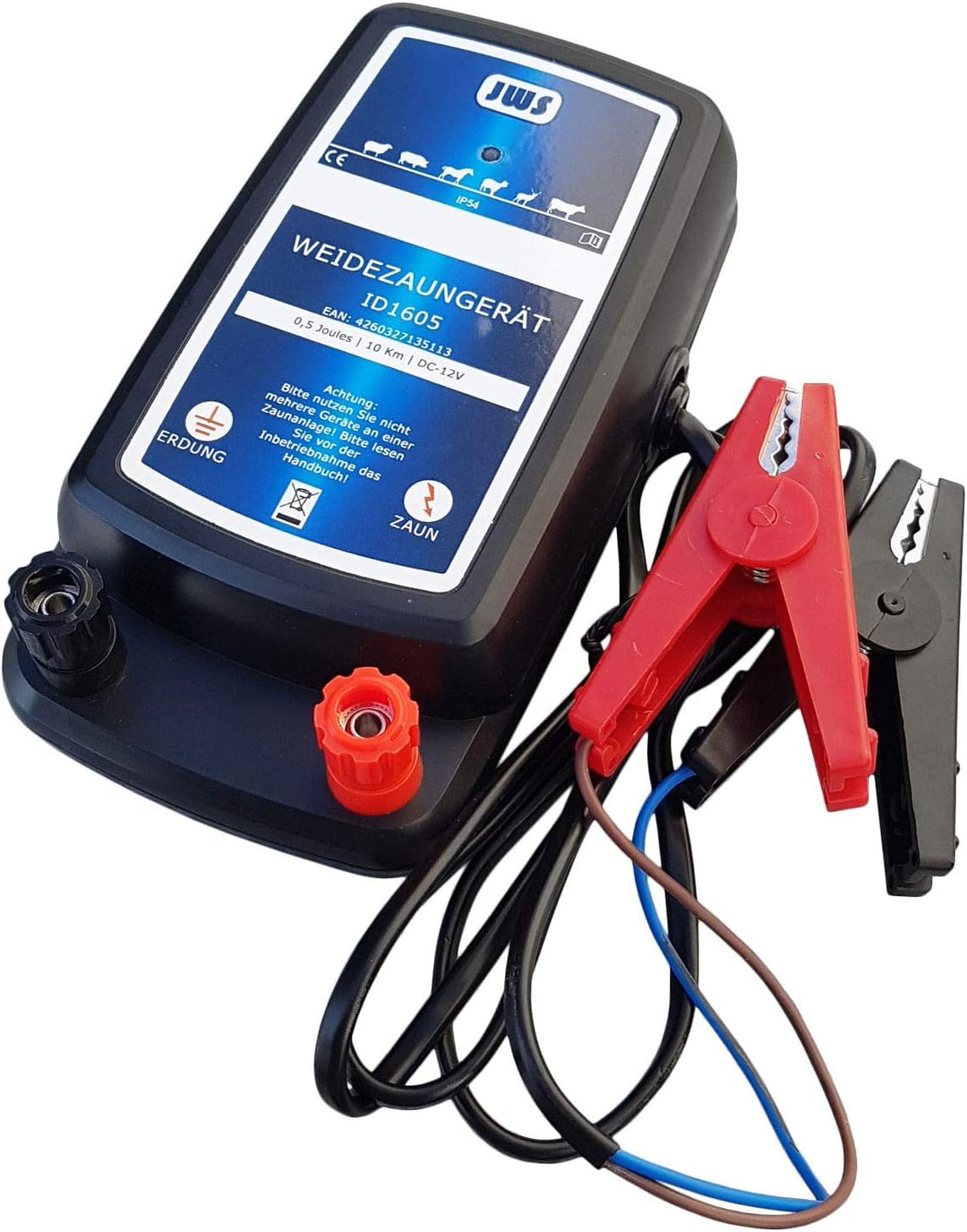 Weidezaungerät 12Volt Elektrozaungerät 12V 10km Elektrozaun Weidegerät 0,6Joule