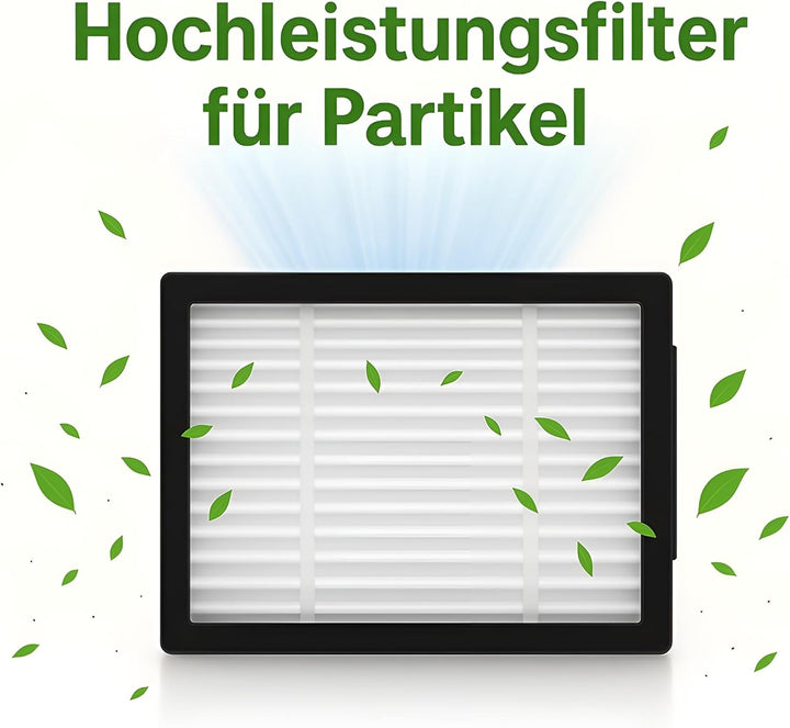 MIRTUX Kit mit 9 Filtern, kompatibel mit Roomba Serie E, i und J | Ersatzteile für Roomba Serie E5,