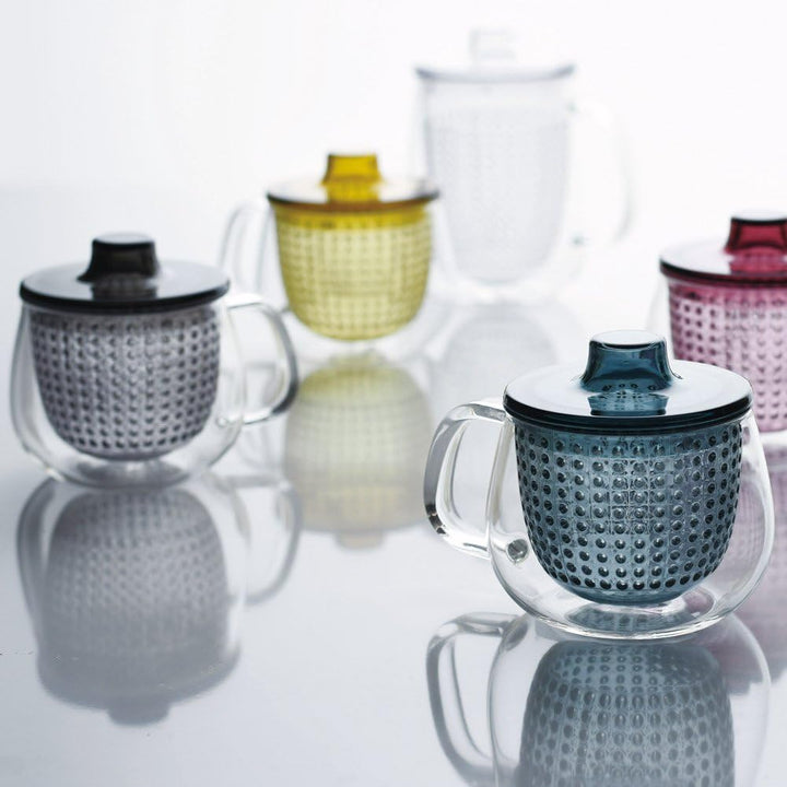 Kinto Trinkglas, Glas, Grau, 350 ml, 350 ml Grau