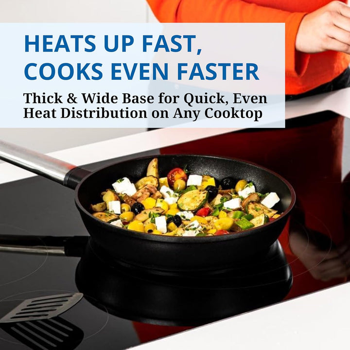 Westinghouse PERFORMANCE SERIES Bratpfanne, Beschichtete Pfanne 28 cm Induktion, Für alle Herdarten,