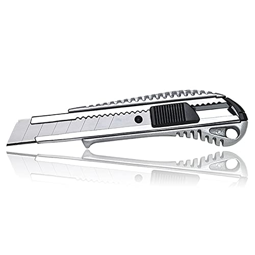 12x Profi Alu Cuttermesser | SBS® Professional | Cuttermesser Aluminium 18mm | Teppichmesser