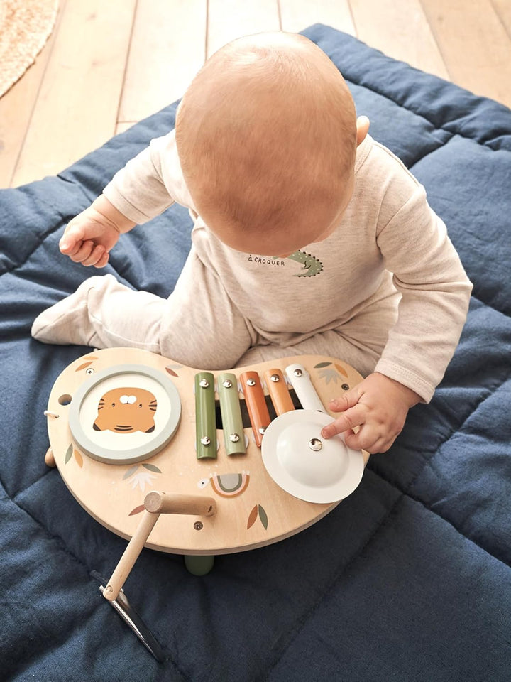 Vertbaudet Baby Musik-Spieltisch TANSANIA, Holz FSC® Natur