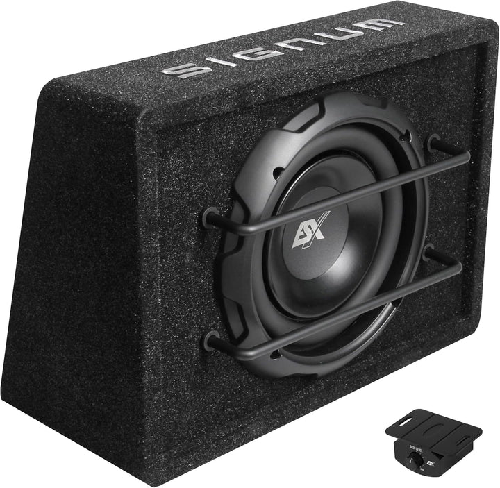 ESX SIGNUM SXB8A - 8“ (20 cm) aktiver Subwoofer | Aktiv Gehäuse-Subwoofer mit ALU-Membran