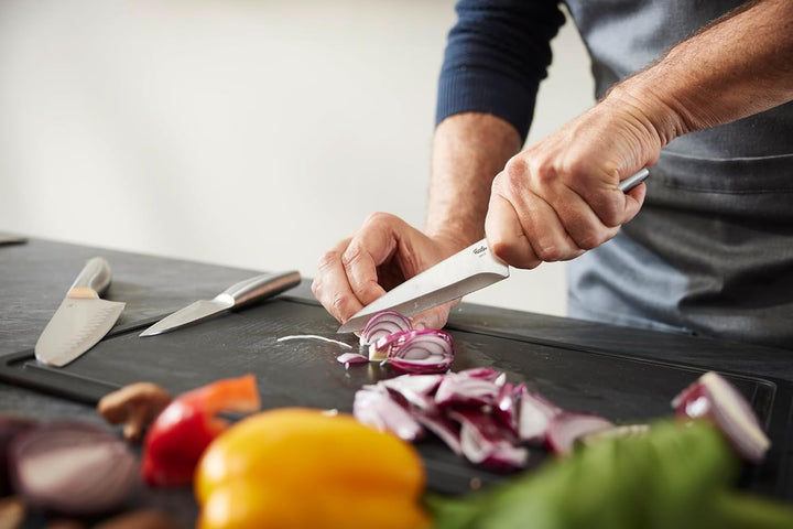 Fissler Essential/Edelstahl-Universalmesser (13 cm) rostfrei, Spülmaschinen-geeignet, Allzweck-Küche