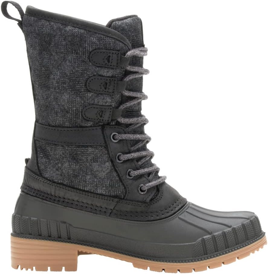 Kamik Damen Sienna3Halblange Stiefel 36 EU Schwarz, 36 EU Schwarz