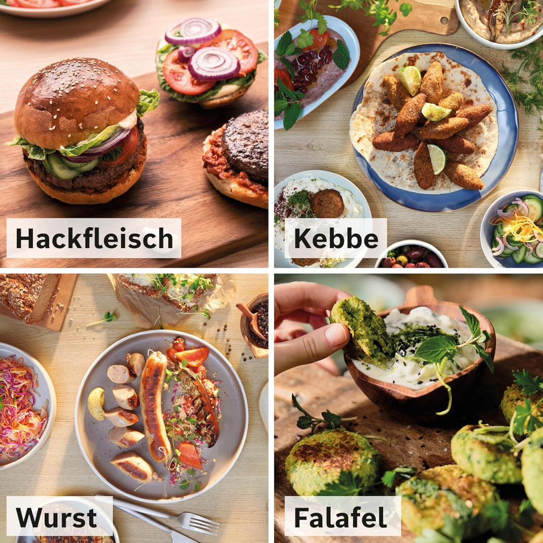Bosch Zubehör MUZS6HA, Fleischwolf, Lochscheibe 8 mm, Lochscheibe 3 mm, Wurstfüller-Aufsatz, Kebbe-A