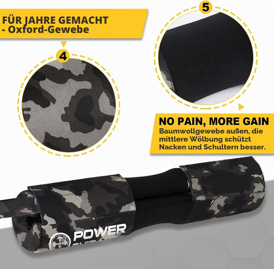 POWER GUIDANCE Langhantel Polster Kniebeugen Barbell Squat Pad Ideal für Squats Lunges Hip Thrusts G