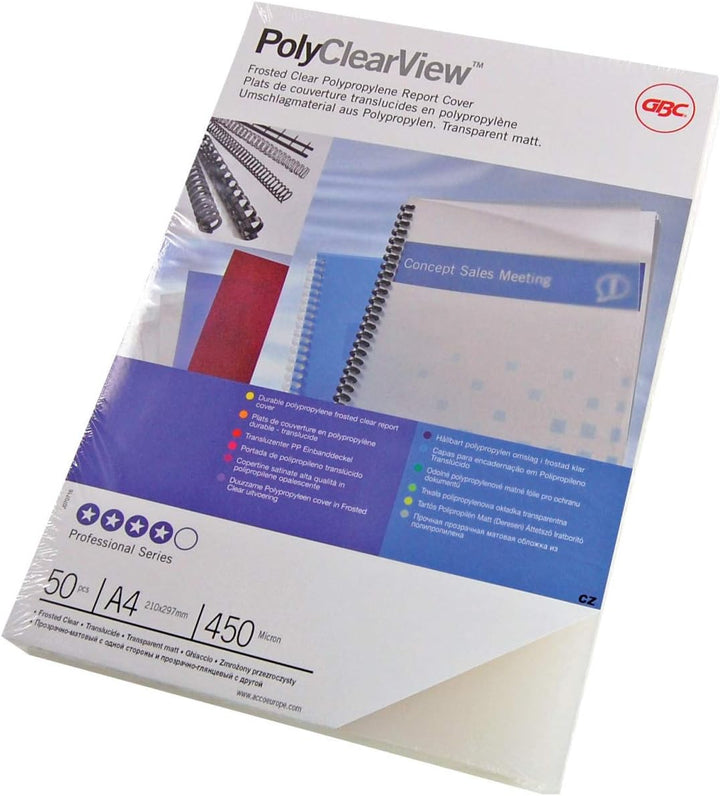 PolyClearView Abdeckfolie, 100 Stück, 350 Micron, klar, matt 350 Mikrometer Einzelbett, 350 Mikromet