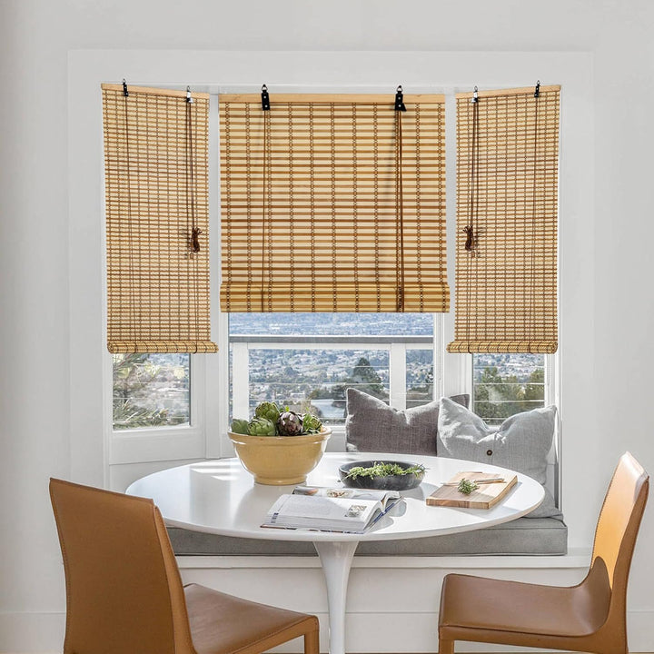 Cy.curtain bright Bambusrollo Bambus Rollo Sonnenschutz und Sichtschutz Rollo,für Fenster Und Türen,