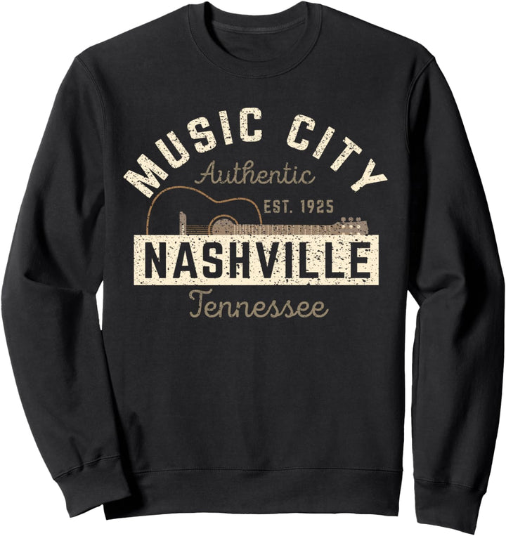 Music City Nashville Tennessee- Nashville Music City Sweatshirt