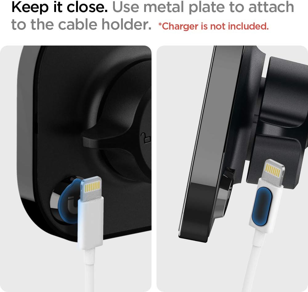 Spigen OneTap Magfit Handyhalterung für Magsafe Autohalterung Lüftung KFZ, Magnetische Handyhalter A