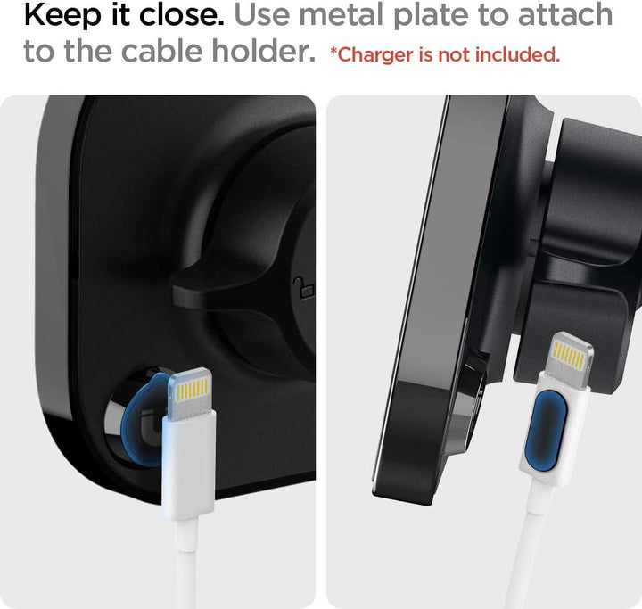 Spigen OneTap Magfit Handyhalterung für Magsafe Autohalterung Lüftung KFZ, Magnetische Handyhalter A