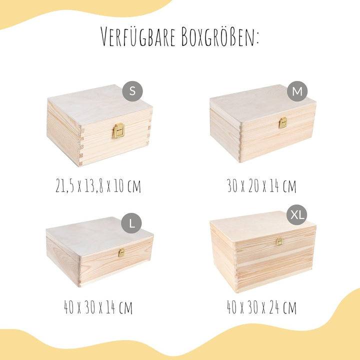 Creative Deco Personalisierte Geschenke Wunschtext Holzkiste | Dein Eigener Beliebiger Text Individu