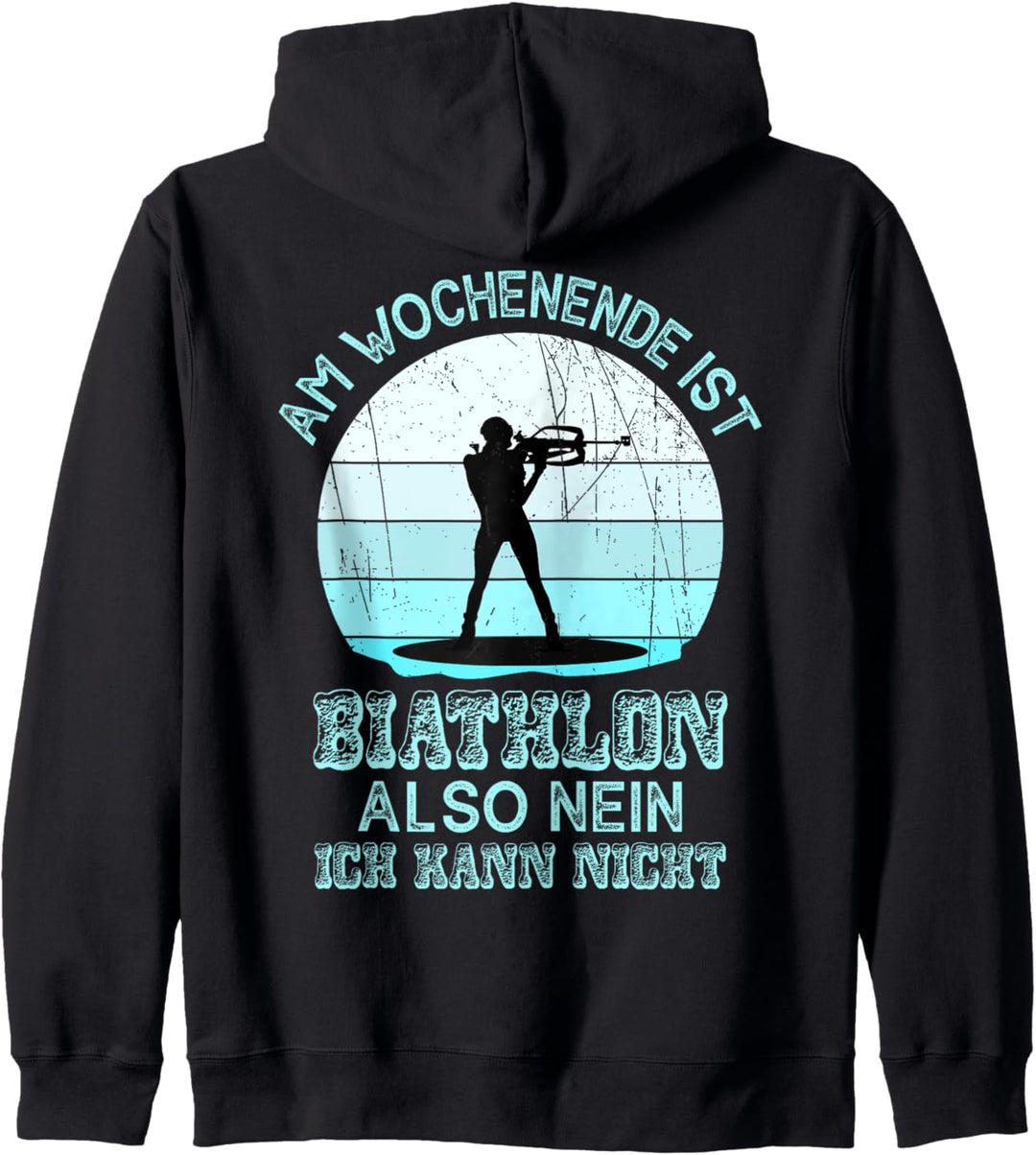 Wochenende Biathlon, Biathlon Fan, Wintersport, Biathlon Kapuzenjacke