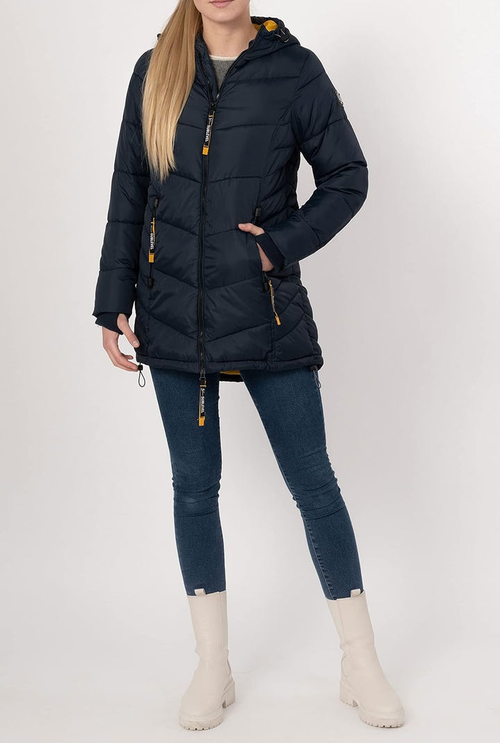 Sublevel Damen Mantel Winterjacke warme Jacke Outdoorjacke mit Kapuze sportlicher Damen Mädchen Park