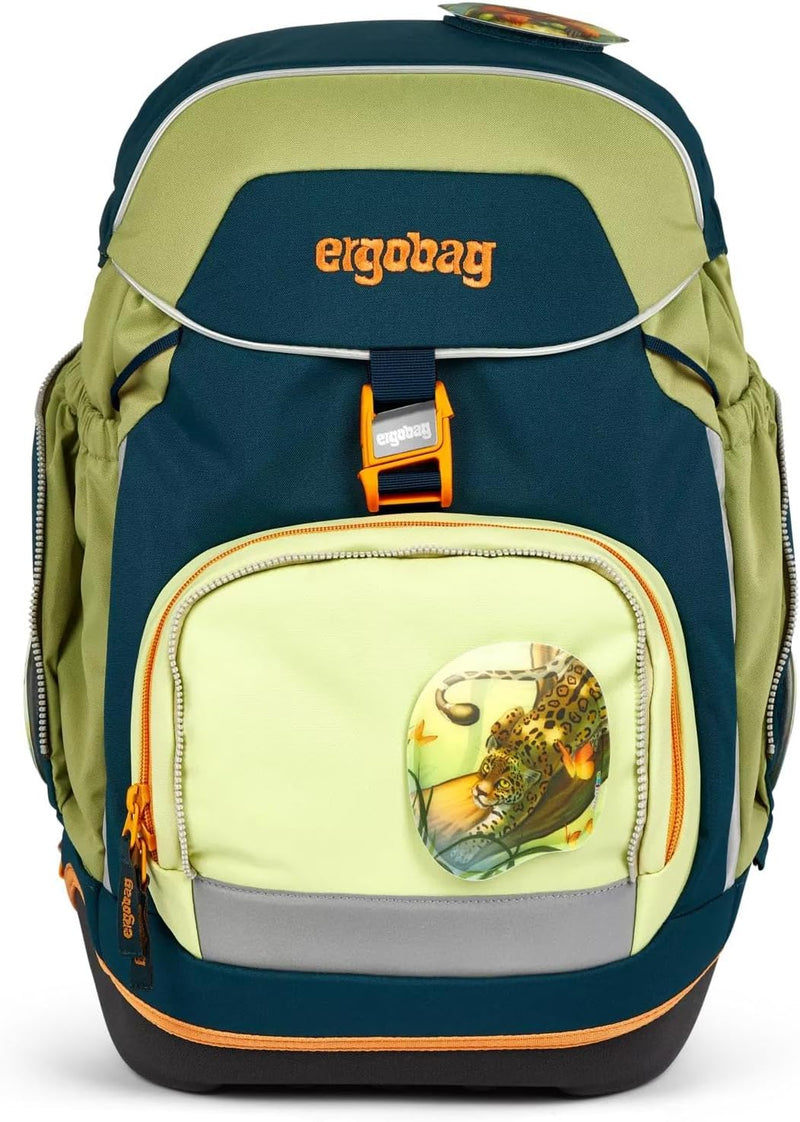 ergobag pack Set ergonomischer Schulrucksack Flexibel 6-teilig 1. Klasse Grundschule Entdeckbär - Du