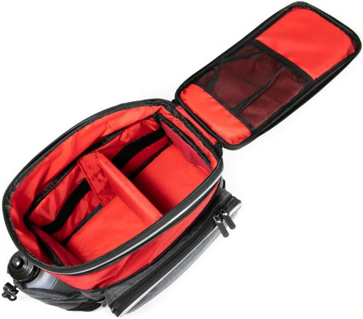 Haberland Unisex – Erwachsene Flexibag Top Gepäckträgertasche, Schwarz, 40 x 24 x 22 cm