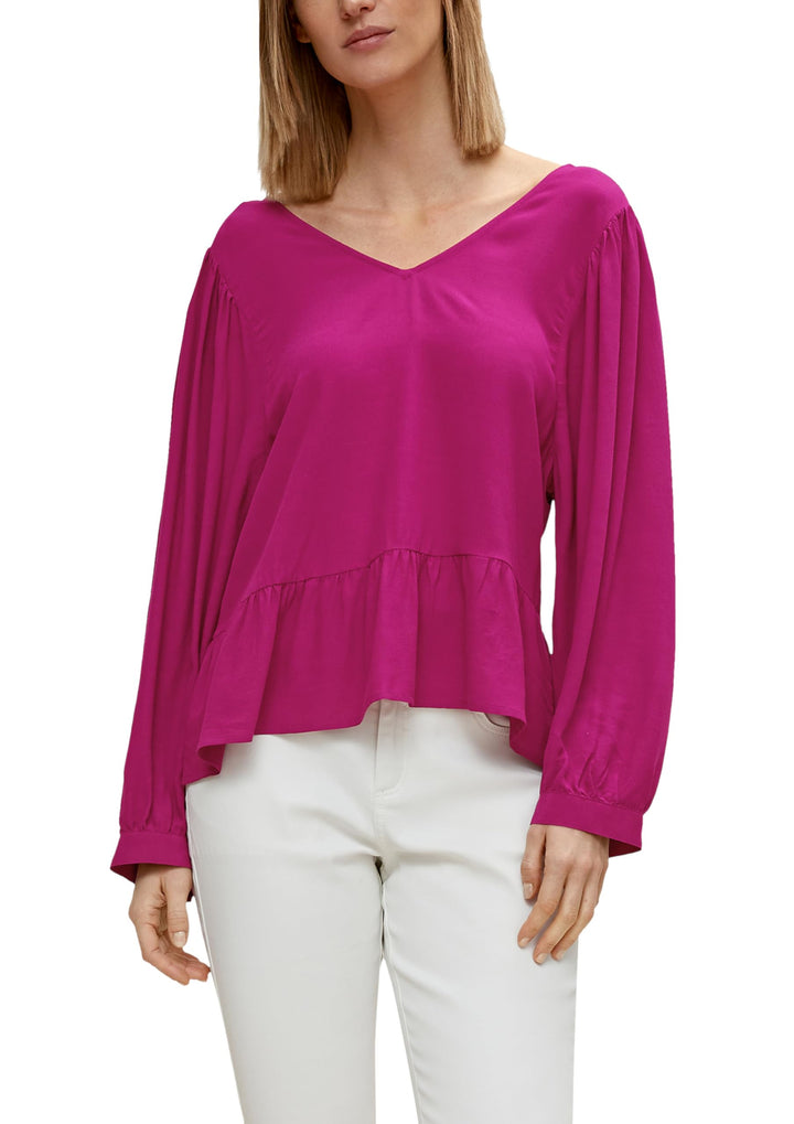 comma Damen Bluse 40 4487_pink, 40 4487_pink