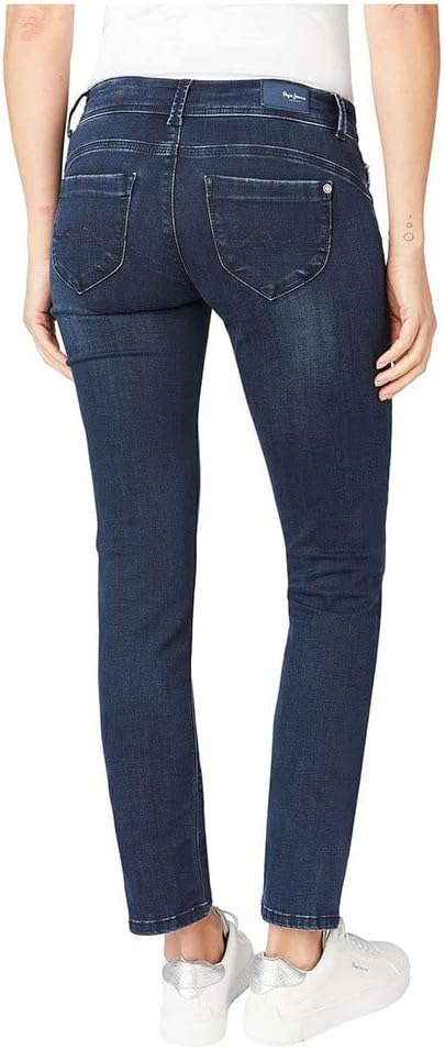 Pepe Jeans Damen Jeans New Brooke 24W / 34L Black (Denim-vw0), 24W / 34L Black (Denim-vw0)