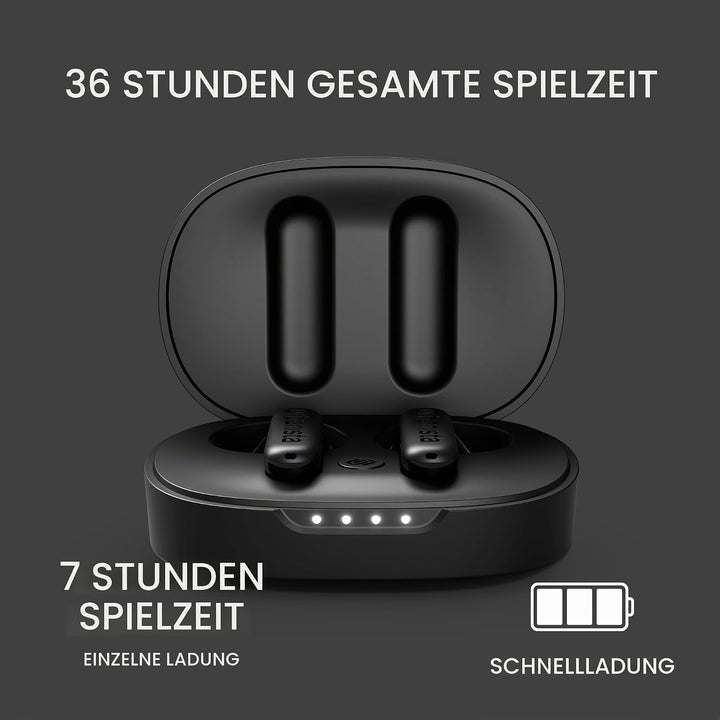 Urbanista Copenhagen 2 Bluetooth Kopfhörer, Kabellos Bluetooth 5.4 In-Ears Kopfhörer, 4 ENC Noise Ca