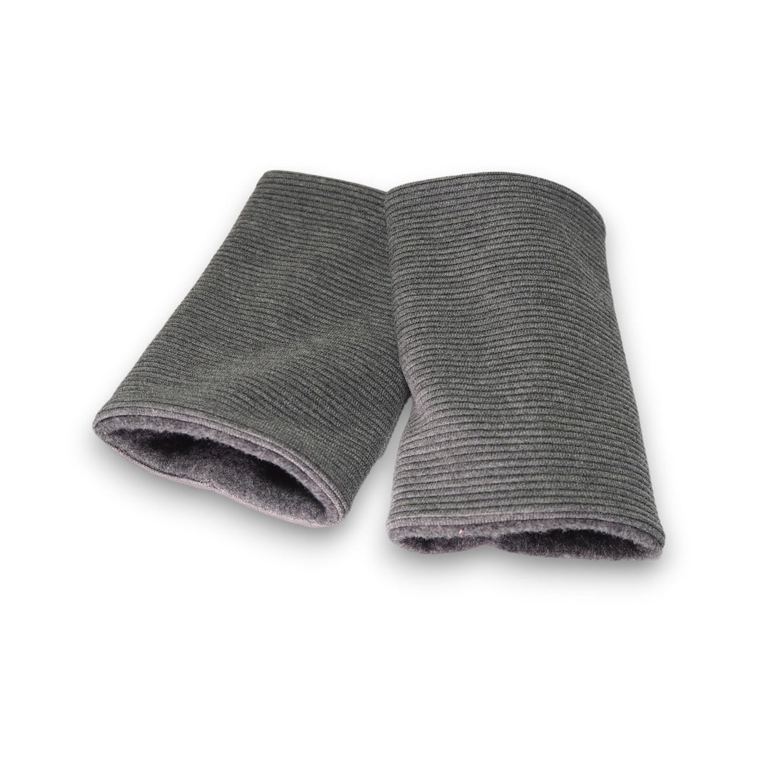Pulswärmer (Armstulpen), aus Rippen-Jersey und Baumwollfleece, Nähwerkstatt Marke Britta Meier Dunke