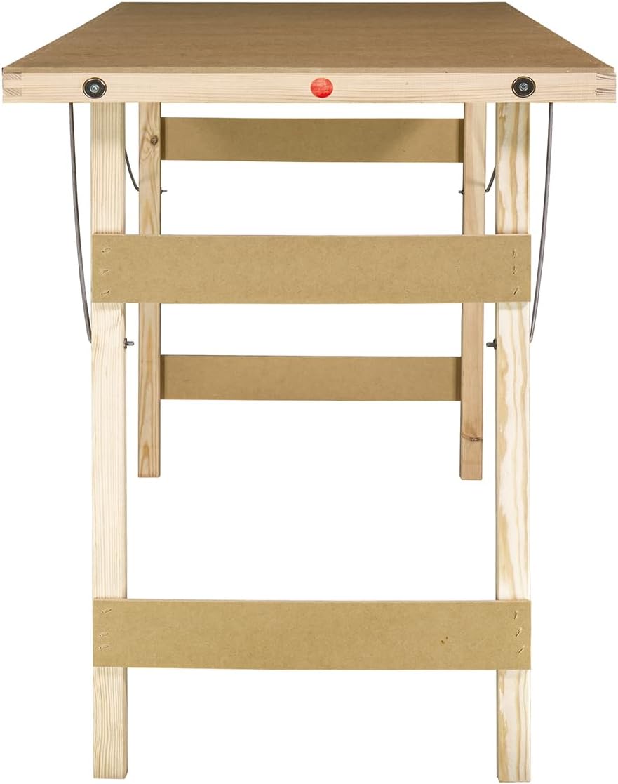 Faltbarer Campingtisch Holz 100x56 Kleiner Klapptisch Camping Garten Tisch Klappbar Multifunktionsti
