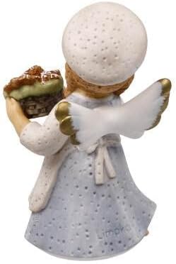 Engelfigur Selbst gebacken - Weihnachtsbäckerei Nina &amp; Marco 6,5x6x11 cm Mehrfarbig, 6,5x6x11 cm Meh