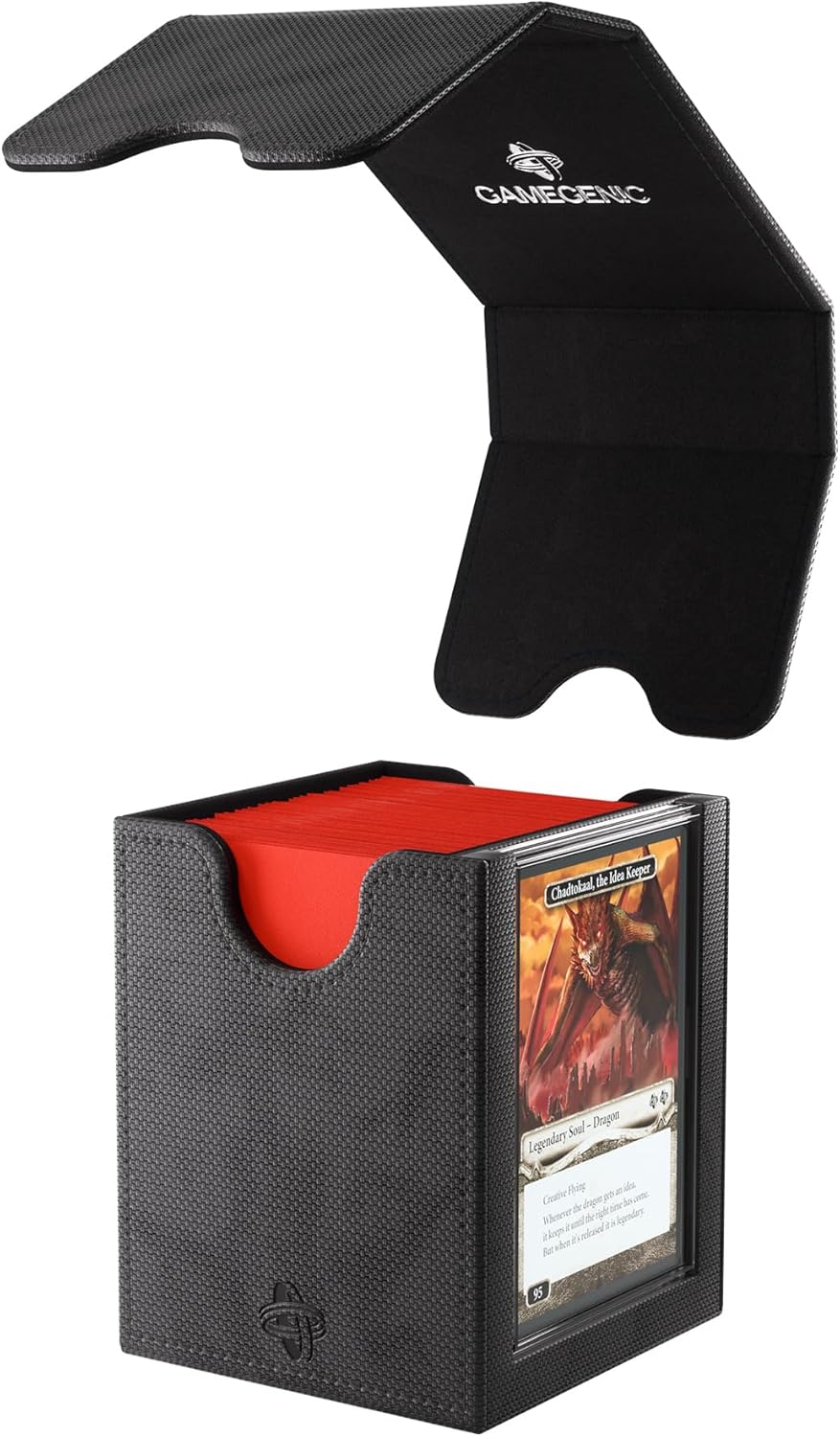 Gamegenic, Squire Plus 100+ XL Black (Packung mit 2) Schwarz kompakt (Packung mit 2), Schwarz kompak