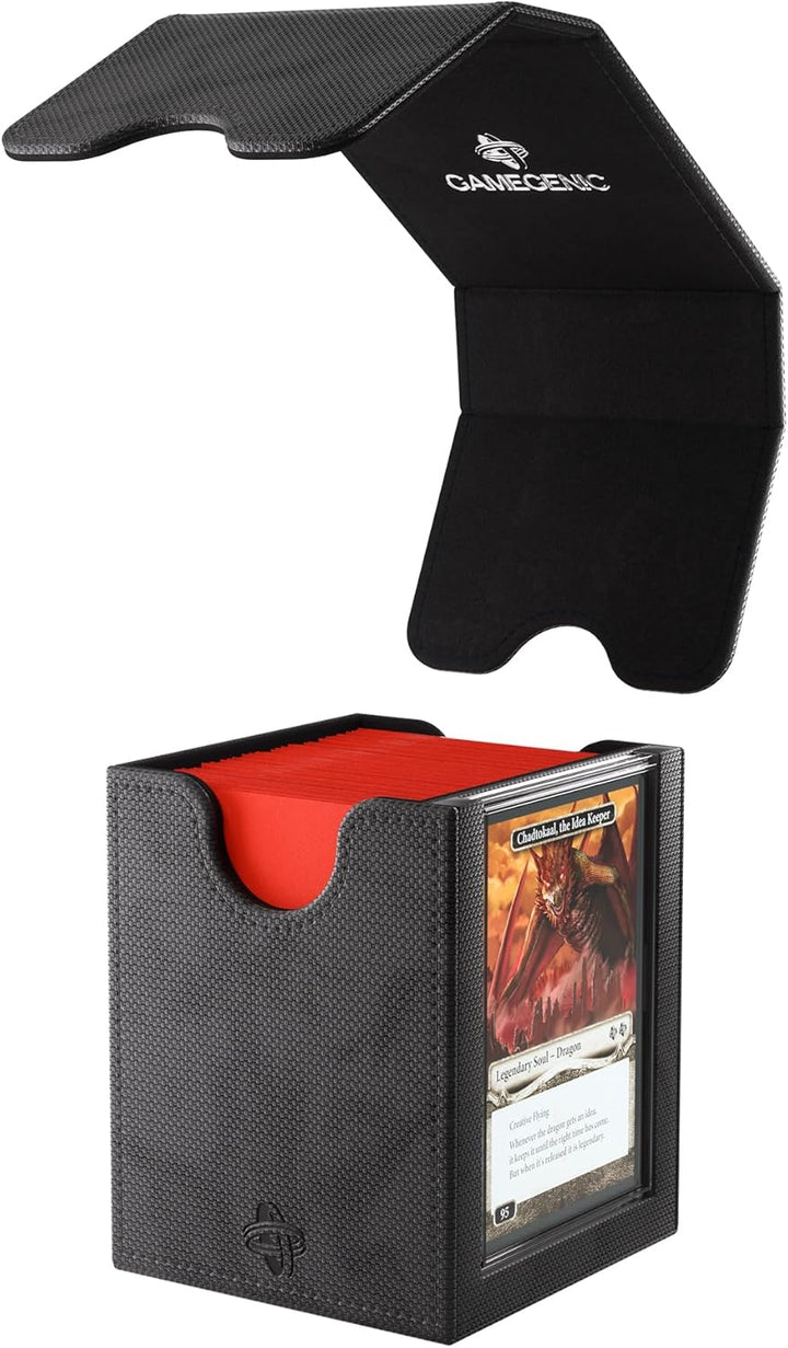 Gamegenic, Squire Plus 100+ XL Black (Packung mit 2) Schwarz kompakt (Packung mit 2), Schwarz kompak