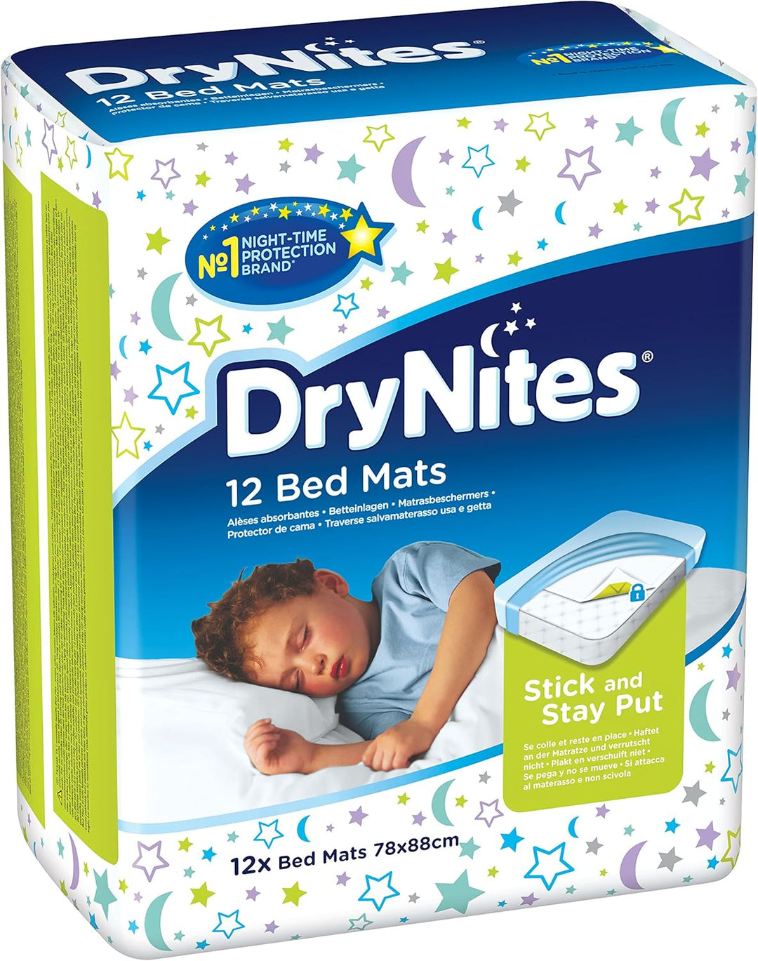 Huggies DryNites Bed Mats hochabsorbierende Betteinlagen, 12 Stücke