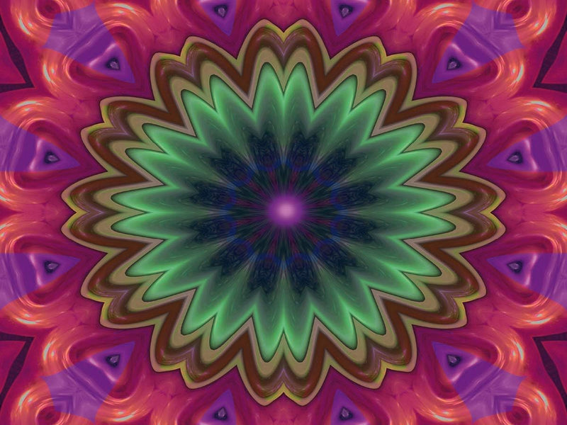 CALVENDO Puzzle Mandala 10 CB 1000 Teile Lege-Grösse 64 x 48 cm Foto-Puzzle Bild von Digital-Art, 10