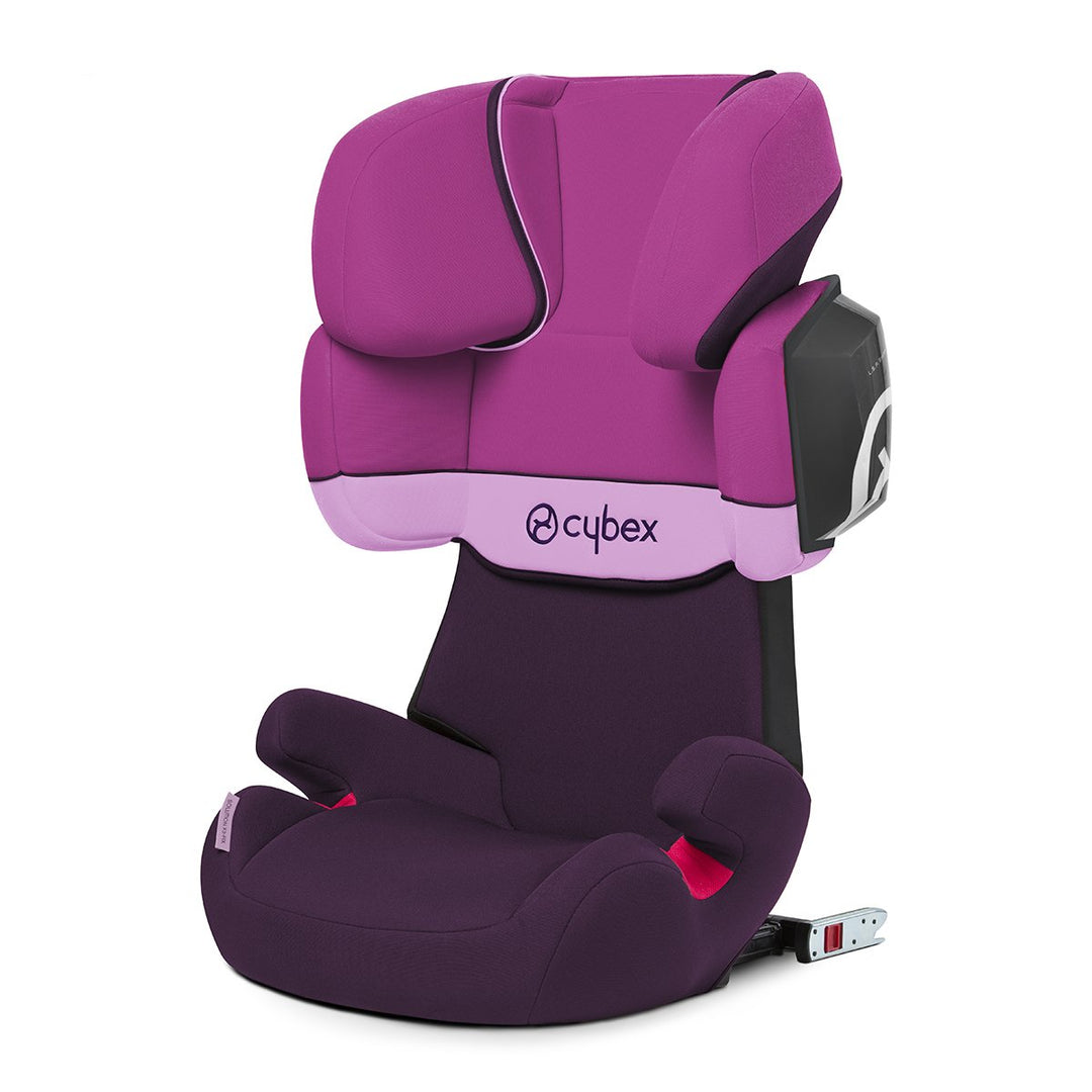 Cybex Silver Solution X2-fix, Autositz Gruppe 2/3 (15-36 kg), Mit Isofix, Purple Rain, Purple Rain