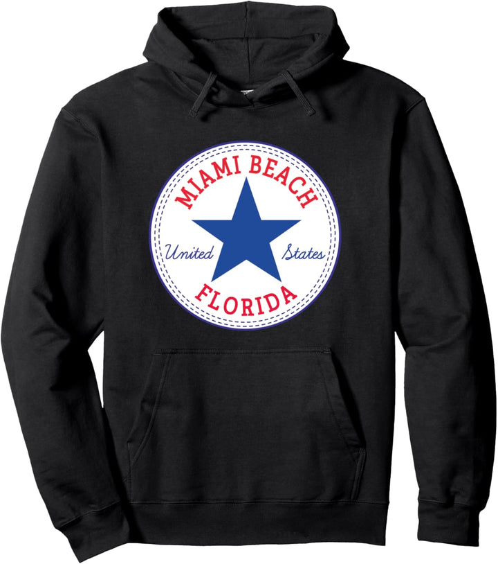 MIAMI BEACH FLORIDA Strand surfer souvenir Ferien Urlaub Pullover Hoodie