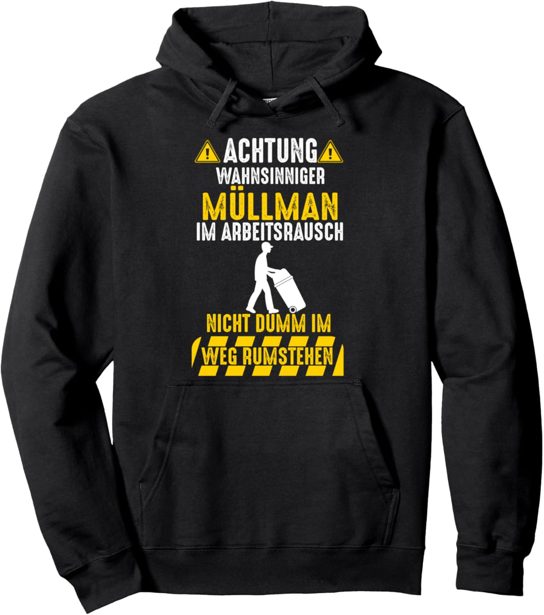 Müllmann Müllabfuhr Stadtreinigung Müllfahrer Pullover Hoodie