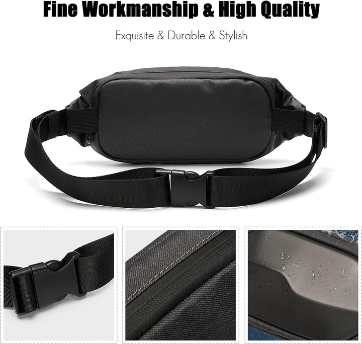 FANDARE Leicht Brusttasche Joggen Bauchtasche Gürteltasche Hüfttasche Sling Bag Schultertasche Umhän