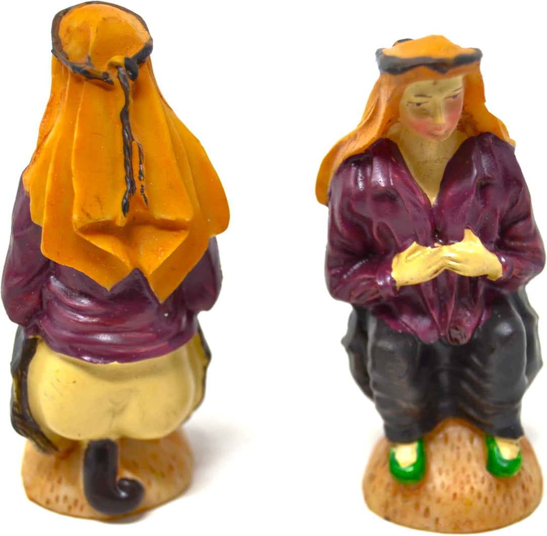 BETTER WITH FRIENDS 2 x Unit Figur CAGANER Harz, versteckte Krippe, 8 cm. der Mann, der . Figur sche