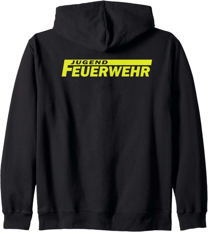 Jugendfeuerwehr Schriftzug auf dem Rücken - Feuerwehr Kapuzenjacke